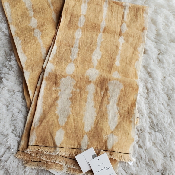 Anthropologie Marigold Linen Dish Towel - Sunrise - Picture 9 of 9